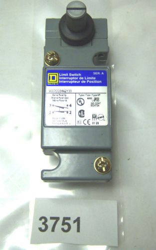 (3751) Square D Limit Switch 9007-CO154A2Y33 10 Amp 600V