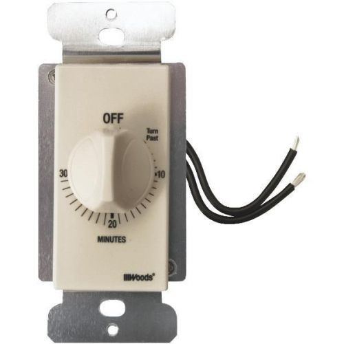 Woods ind. 59715 in-wall 30 min spring wound timer-30 min spring timer alm for sale