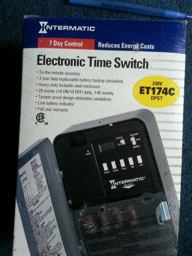 INTERMATIC ELECTRONIC 7-DAY TIME SWITCH ET174C