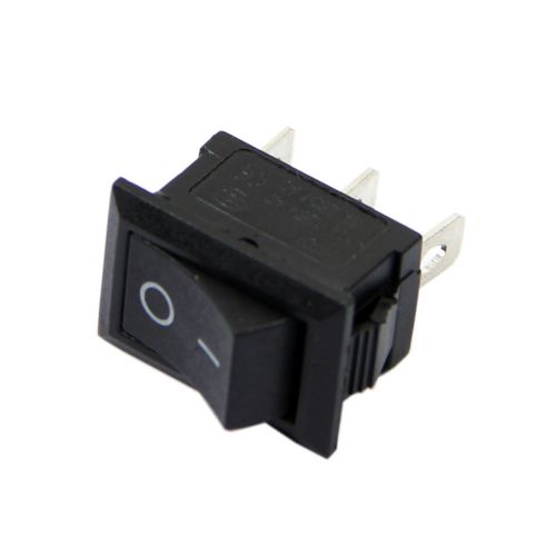 HOT! Terminal Snap-in On-Off Boat Switch Black Rocker 3 Pin AC 6A/250V 10A/125V