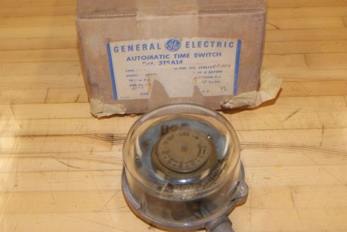 vintage industrial time switch General Electric 3TSA14  w original box steampunk