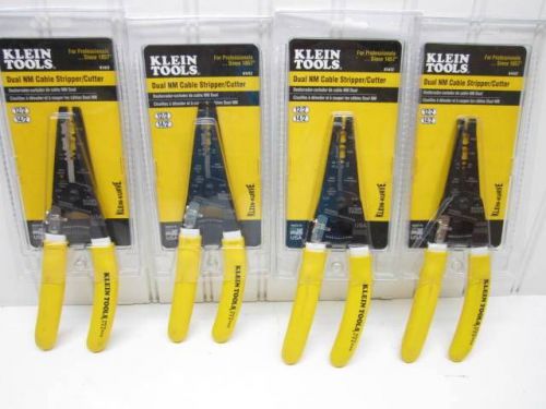 Lot of 4 KlEIN TOOLS Kurve Dual NM K1412 Cable Stripper/Cutter New Sealed N/R