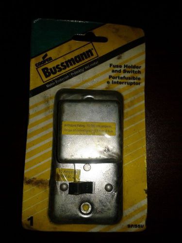 COOPER BUSSMANN FUSE HOLDER AND SWITCH