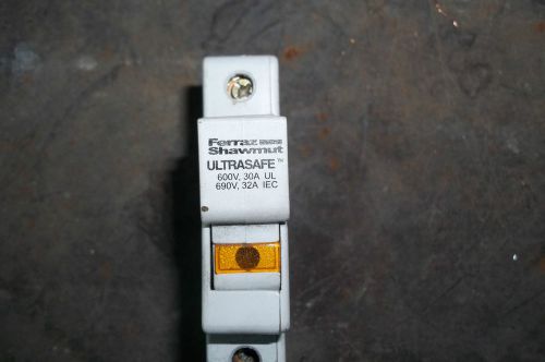 Ferraz shawmut ultrasafe uscc1i fuse holder 600v 30a (lot of 10) for sale
