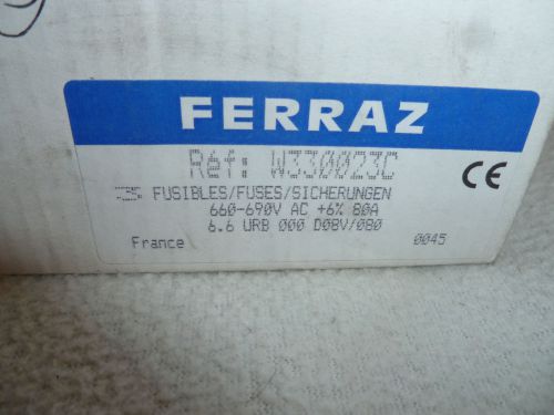 3x NEW IN BOX FERRAZ PROTISTOR FUSES LOT OF 3 W330023C 660v-690v W330023 AC NIB