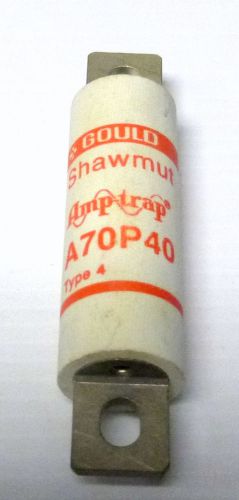 Gould Shawmut A70P40 Amptrap Fuse 700VAC 40AMP Form-101 Type-4 *NEW*