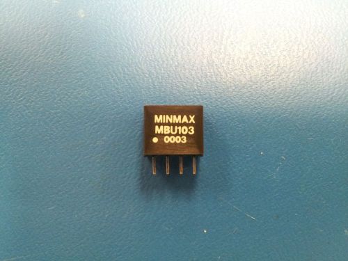 MBU103, Minmax Power,1 Watt Ultra Miniature SIP DC/DC Converter
