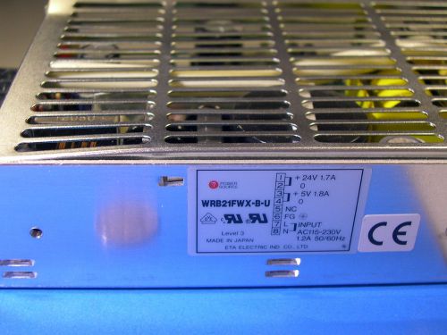 POWER SOURCE WRB21FWX-B-U Switching Power Supplies 50W 24V AND 5V NEW