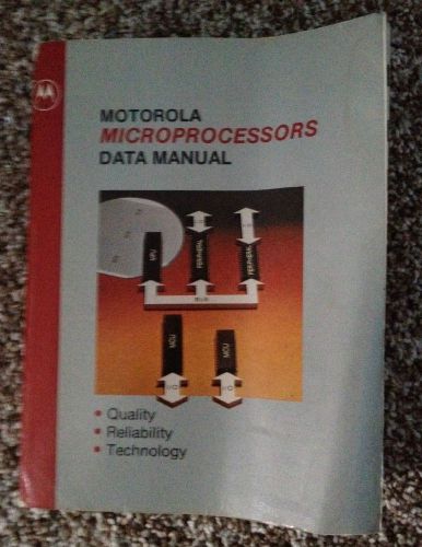 MOTOROLA MICROPROCESSORS DATA MANUAL 1981