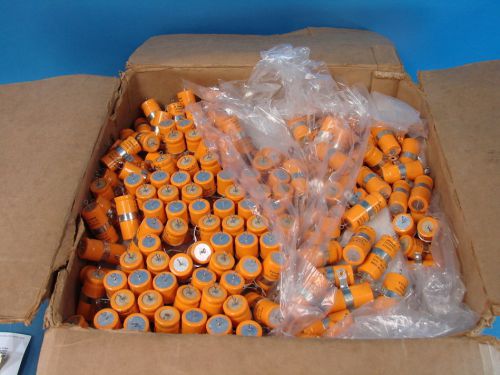 Lot 575+ sprague capacitors 1500 uf, 25vdc  orange condensers radio repair parts for sale