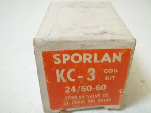 SPORLAN KC-3 24/50-60 COIL KIT *NEW IN A BOX*