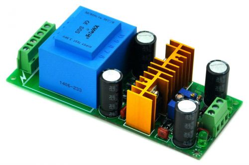 Power Supply Module, 115/230Vac to +/- 1.5~15.8Vdc, 105mA, Adjustable Regulator.