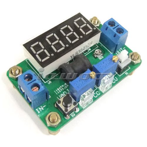 Dc step down buck regulator constant voltage+volt/amp meter green led dispaly for sale