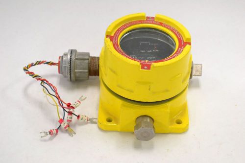 General monitors dt 220 flame gas detector display levels 24v-dc sensor b332511 for sale