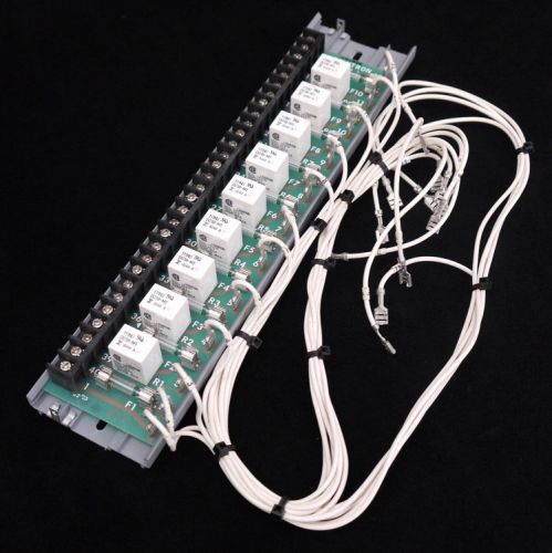Polytron 1598-1 9-relay 30-terminal slot circuit board 15981 +mounting bracket for sale