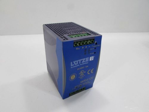 LUTZE SYSTEMATIC TECHNOLOGY  WRA12-24 POWER SUPPLY