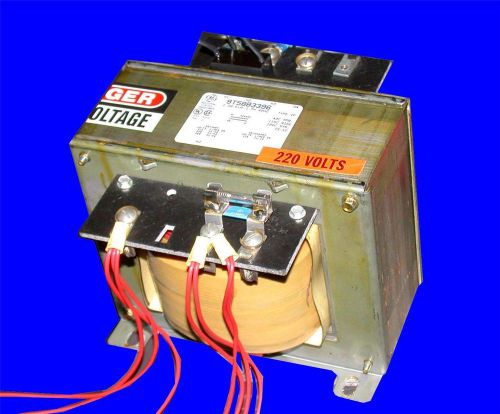 GENERAL ELECTRIC CONTROL TRANSFORMER MODEL 9T58B3396