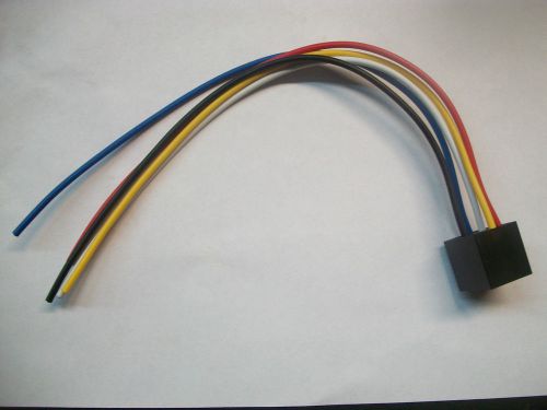 1-pigtail socket 5-prong wire harness fs-sk787-30 use on standard relays new for sale