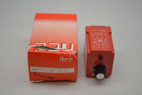 New ncc a1k-00005-461 .05-5 sec solid state timer 120v-ac d384531 for sale