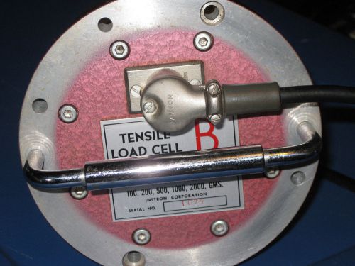 INSTRON ENGINEERING TENSILE LOAD CELL B FULL SCALE RANGES NORMAL 2000 GMS