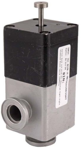 Varian nw16 a/o kf16 air-operated right-angle aluminum block valve l6282331 for sale