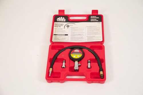 Mac Tools Digital Engine Compression Gauge Kit CTD300 18 14 12mm Adaptors