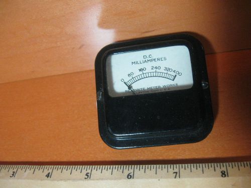 Readrite Meter Works - D.C Milliamperes Direct Current Vintage Meter