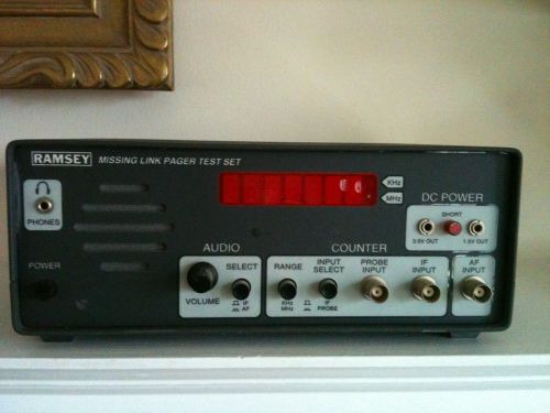 Ramsey missing link pager test set model msl-1, ser. no. 237, (very rare); u.s.a for sale