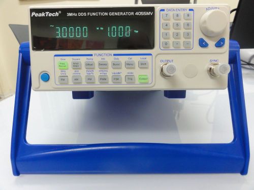 Peaktech p 4055mv dds function gen.10  micro hz - 3 mhz, usb, 10 w amp, pc cont. for sale