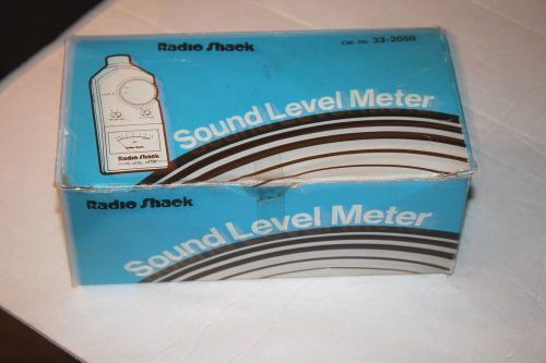 Radio Shack Sound Level Meter #33-2050