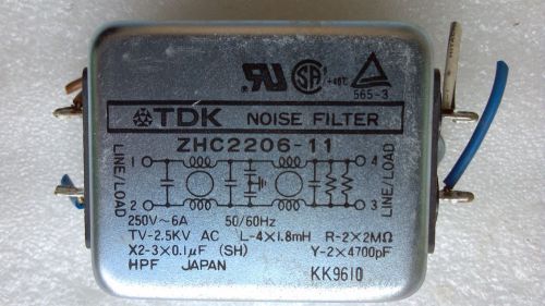 TDK Noise filter ZHC-2206- 11  for HP-4195A Spectrum / Network Analyzer