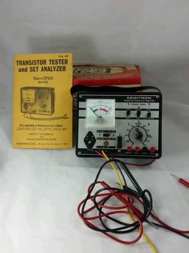 Vintage semitron model 1000 transistor tester