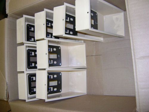 Lot of 8 metal rectangular shaped boxes for scan systems for sale