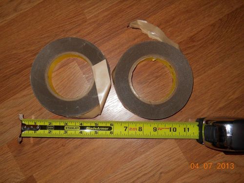 3m  double sided tape 1 INCH adhesive  lot of 2  2 sided  SCOTCH  industrial vha