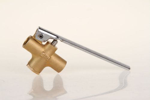 Carpet cleaning wand valve 1/4&#034; brass truckmount extractor trigger lever 254 for sale