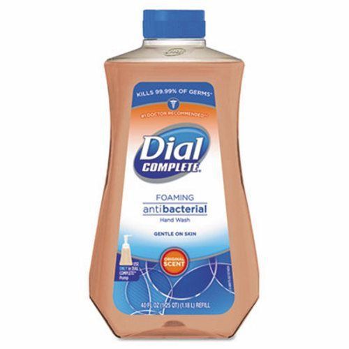 Dial complete antibacterial foaming hand soap, 6 - 40-oz refills (dia98976ct) for sale