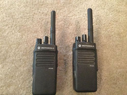 2 motorola  xpr 3300 uhf digital portable two way radio for sale
