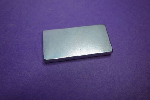 1pc. n35 neodymium super strong magnet block 50.8 / 25.4 / 6.35mm.. 2&#034;x 1&#034;x 1/4&#034; for sale