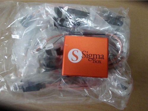 Sigma box repair flash for alcatel,motorola,zte &amp; other mtk brands+9 cables-new for sale