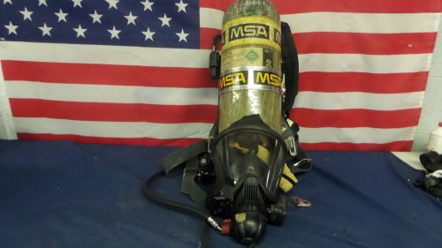 MSA 2216 Low Pressure SCBA 2002 Edition HUD&#039;s Complete with 2007 Bottle and Mask