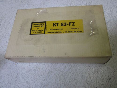 SPORLAN VALVE CO. KT-83-FZ THERMOSTATIC ELEMENT KIT *NEW IN A BOX*