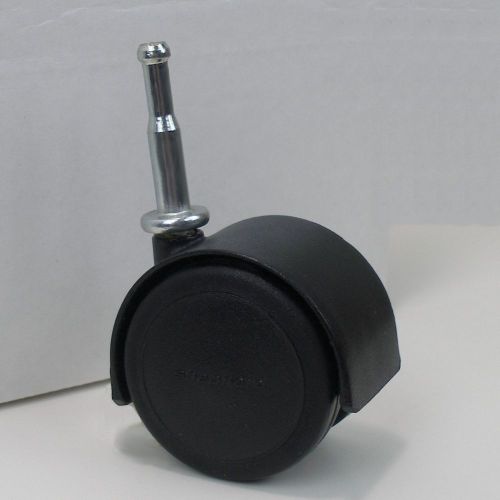 Shepherd pacer 50mm black die-cast twin wheel grip neck swivel caster 97769 for sale