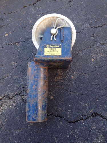 Current 530 3&#034; cable feeding sheave greenlee 441-3 tugger puller for sale