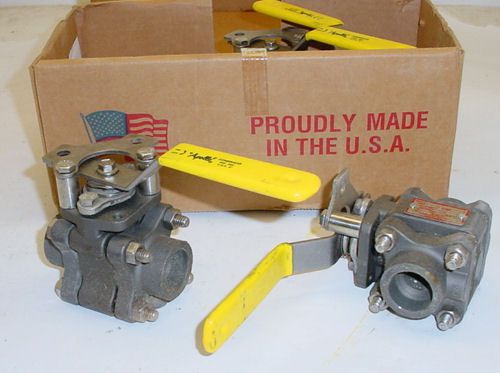 New box 4 apollo 3/4&#034; ball valves 3 pc socket weld standard lever 83b-244-24 new for sale