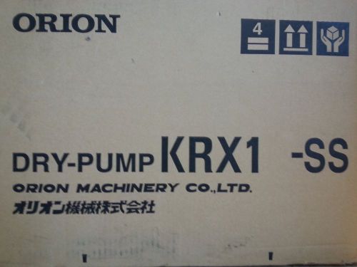 Orion Machinery KRX1 Dry Pump  (New In  Box)