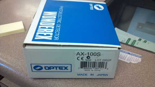 OPTEX AX-100S MOTION-100&#039; INDOOR NEW IN BOX!  DETECTOR PHOTOELECTRIC!  OPTEX!!!