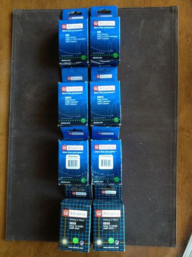 ALTRONIX RB RELAY MODULE MIXED LOT OF (8) 6 /12VDC DPDT CONTACTS *NEW* SEE PICS!