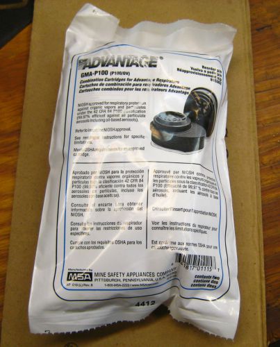 Advantage combination cartridges for advanced respirators gma-p100 ---- 2 pk for sale