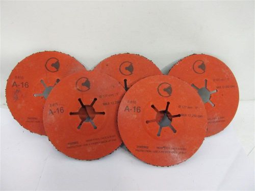 Semi-Flex, 5&#034;, A-16 Grinding Disc - 5 each