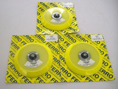 Ferro industries 70596v 6&#034; vinyl face disc pad 3pk for sale
